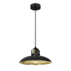 Milagro Lampa wisząca FELIX BLACK/GOLD 1xE27 MLP8906 CZARNY / ZŁOTY