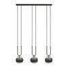 Lampa wisząca GLAM 3 BLACK/STRIPE Emibig 1113/3 czarny