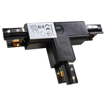 Eko-Light Łącznik Lampy Track Light Czarny 3-obwodowy Typ: T UR ML7096 CZARNY