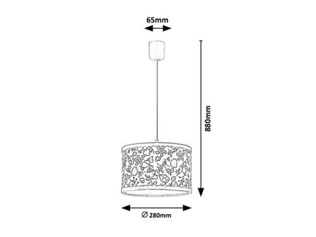 Lampa wewnętrzna Rabalux Hanka 3079 biały