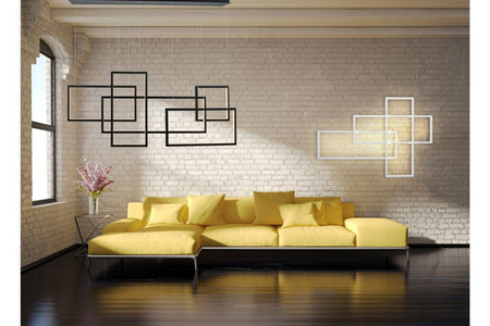 Lampa wisząca QUADRATUS BLACK Azzardo AZ2850 czarny