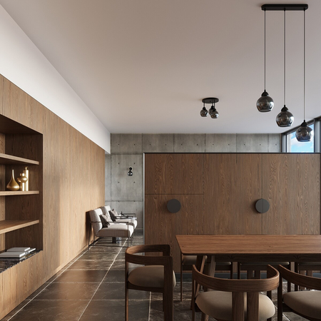 Sollux Lighting Lampa wisząca ALINO 1 czarna SL.1141