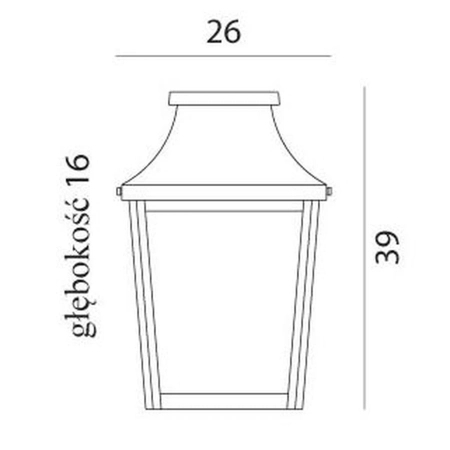LONDON 497 BLACK E27 LED 11W