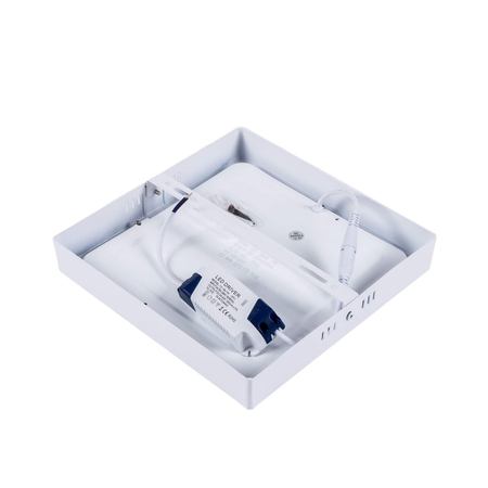 Plafon LED Greenie SOLID kwadratowy metalowy 220x220 18W CW