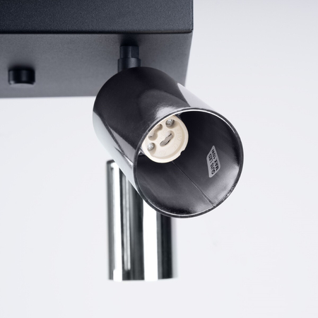 Sollux Lighting Plafon WINX 4 czarny/chrom SL.1370