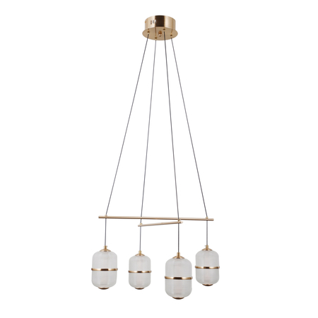 Lampa wisząca Italux Alani PND-34375-4-HBR Złoty