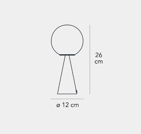 Lampa stołowa Fontana Arte F247400150GINE Bilia Mini