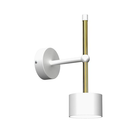 Milagro Kinkiet Arena 1xGX53 Biały/Złoty MLP7753 Biel / Złoto