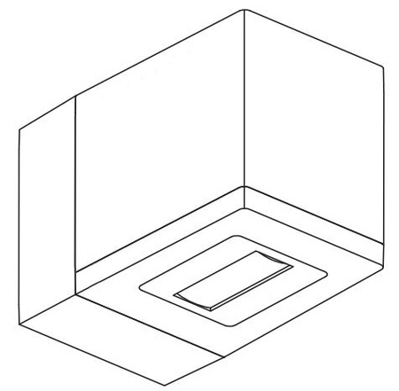 VOSS 1954 GRAPHITE LED 6,4W 3000K DOWN