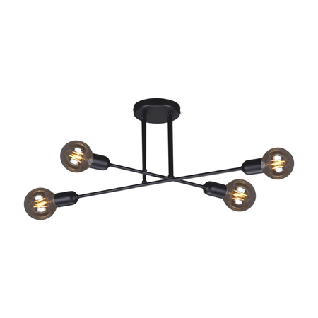 Lampa sufitowa SITYA BLACK Kaja K-4382 czarny