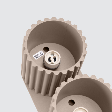 Sollux Lighting Plafon AURA 2 taupe GU10 SL.1815