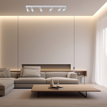 Milagro NEO WHITE CHROME SPOT 6xGU10 ML0290 BIAŁY + CHROM