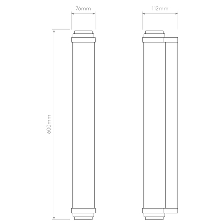 Kinkiet Astro Burlington 600 Phase 1477005 Brązowy