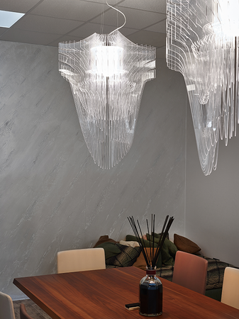 Lampa wisząca Slamp v Aria Transparent Large