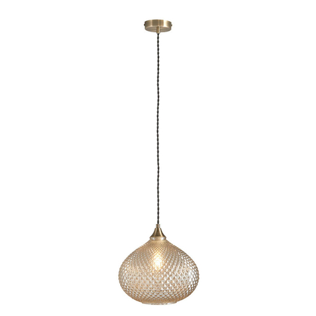Endon Lighting Lampa wisząca 95480 mosiądz