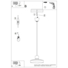 Sollux Lighting Lampa wisząca BILO biała SL.1702