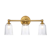 Kinkiet Elstead Lighting Huguenot Lake mosiądz FE-HUGOLAKE3BATH-BB