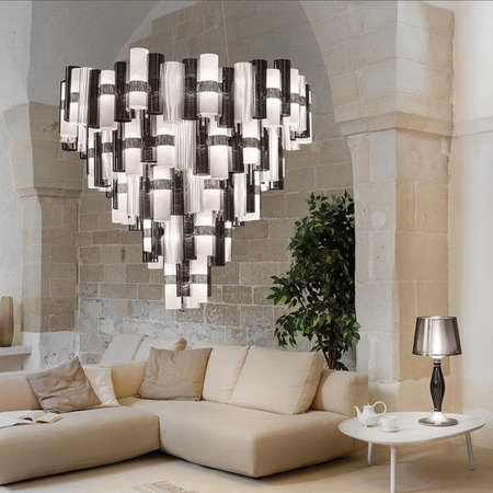 Lampa wisząca Slamp LA LOLLONA 5 - PEWTER LALS5XLPWT06T00NMTEU szary