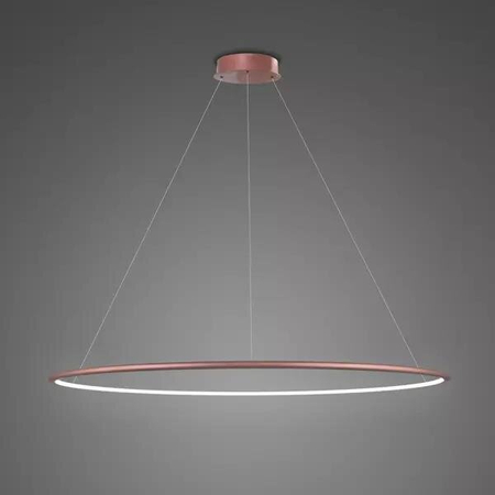 Lampa wisząca Ledowe Okręgi No.1 100cm 4k Różowe Złoto Dali