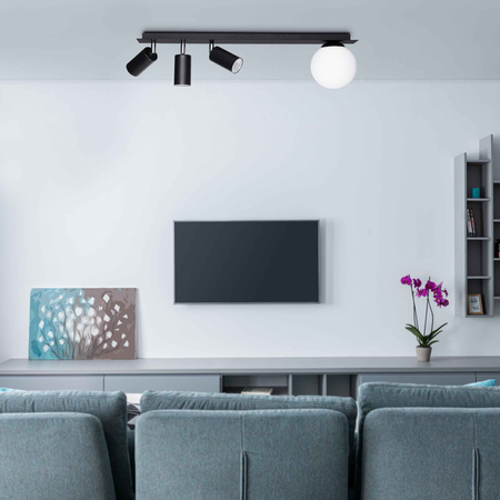 Lampa sufitowa ALBIO Kaja K-4136 biały/czarny