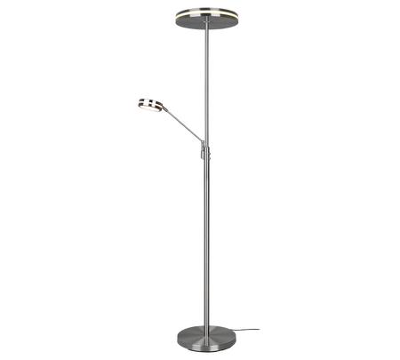 Lampa podłogowa Trio 426510207 srebrny