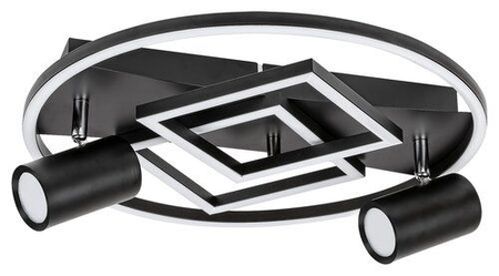 Lampa sufitowa Rabalux Aztec 6905 czarny matowy