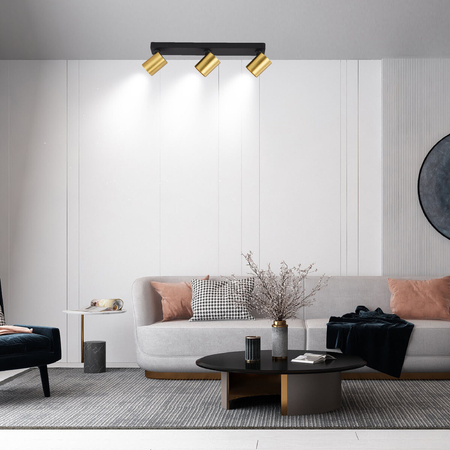 Light Prestige Spot Snow New 3 złoty 3xGU10 LP-731N/3W GD