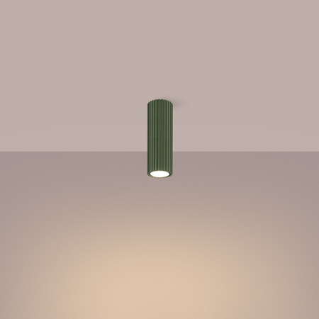 Sollux Lighting Plafon KARBON 20 zielony oliwkowy SL.1607