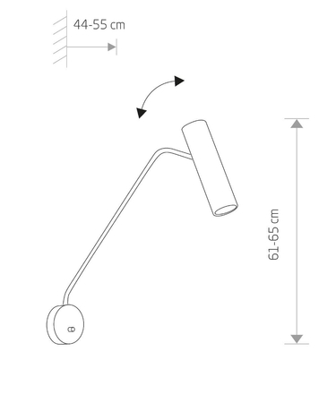 Kinkiet EYE SUPER WHITE I Nowodvorski 6487 