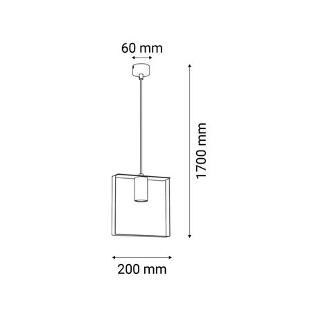 Lampa wisząca ORTIGA 4 200mm Shilo 5046