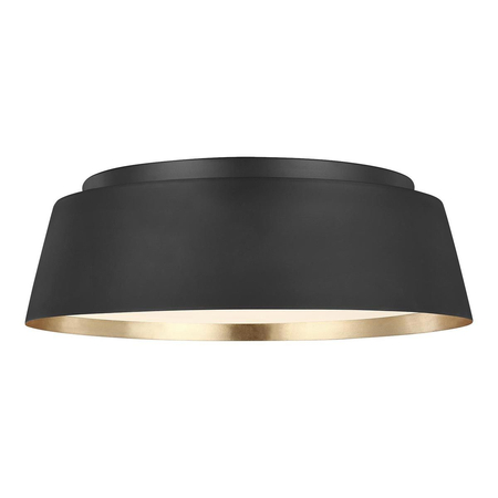 Plafon Elstead Lighting Asher czarny/złoty FE-ASHER-3F-MB