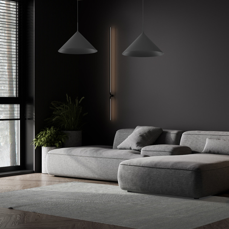 Milagro Lampa wisząca CAPITAL BLACK Ø46cm 1xGX53 MLP0952 CZARNY