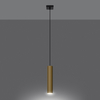 Sollux Lighting Lampa Wisząca LAGOS 1 złoty połysk SL.1200