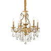 Żyrandol Glamour złoty Ideal Lux 060507 Gioconda SP6 Oro