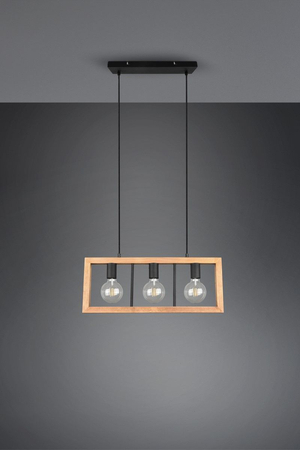Lampa wisząca Trio 313800332 drewniany