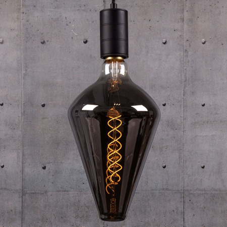 Zawiesie do żarówek Calex Retro E27 Czarne