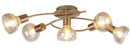 Lampa sufitowa Rabalux Holly 5552 złoto antyczne