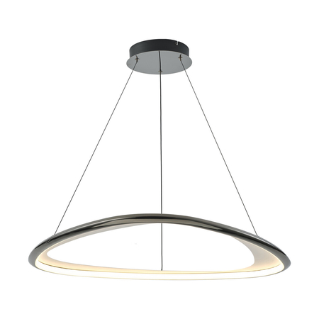 Lampa wisząca Zuma Line MD3888-1L-3BCT GETAFE LAMPA WISZĄCA CZARNY CHROM/BLACK CHROME