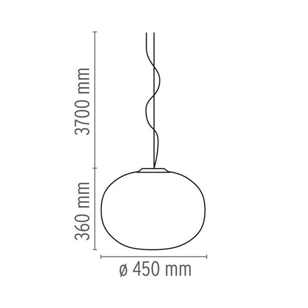 Lampa wisząca Flos GLO-BALL S2 ECO
