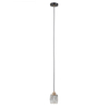 Lampa wisząca Italux Torno PND-40813-1-BK-HBR Czarny mat, złoty