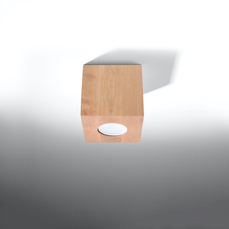 Sollux Lighting Plafon QUAD naturalne drewno SL.0493
