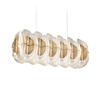 Lampa wisząca Slamp FIORDLYS - GOLD LINEAR FRDSXXLGLD01T00LINEU złoty