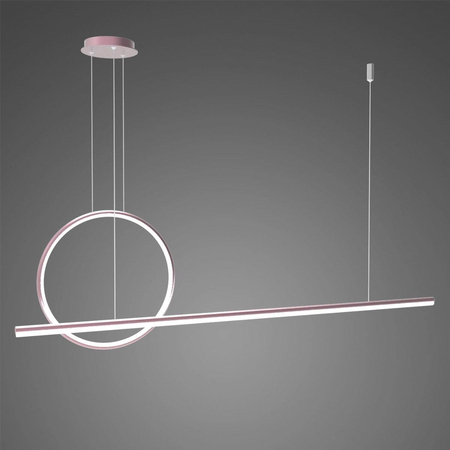 Lampa wisząca Linea No.2 40cm 4k różowo złota Dali