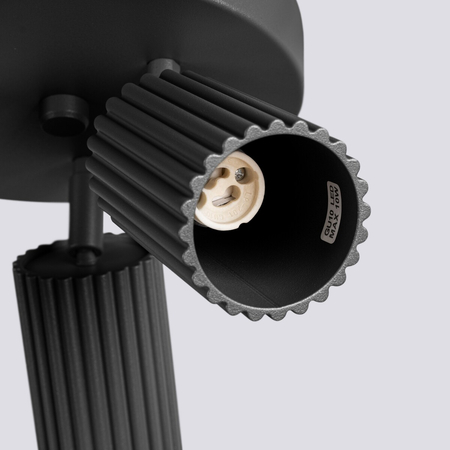 Sollux Lighting Plafon KARBON 3P czarny SL.1582