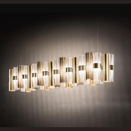 Lampa wisząca Slamp LA LOLLO - GOLD 140 LALS3XLGLD01T00NMTEU złoty