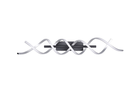 Lampa sufitowa Trio 641810205 czarny/srebrny