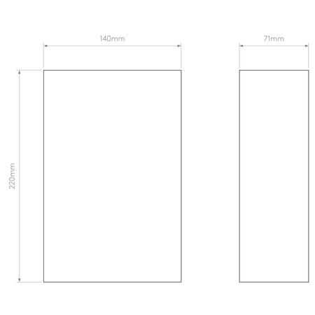 Kinkiet Astro Serifos 220 1350003 Gips