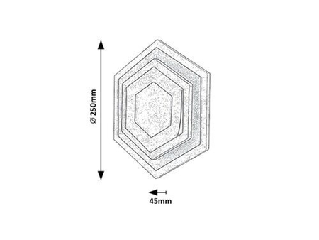 Kinkiet Rabalux Bitsi 71113 czarny