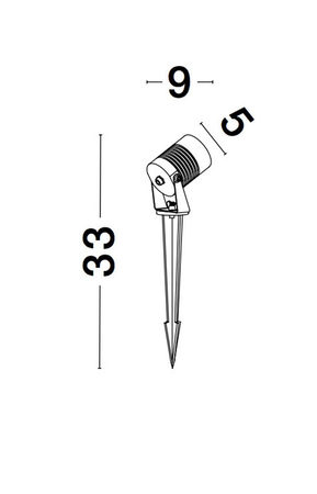 Lampa zewnętrzna Luces Exclusivas ROSITA 21° IP65 LE71620