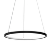 Milagro Lampa wisząca HOOP BLACK 27W LED ML1541 CZARNY